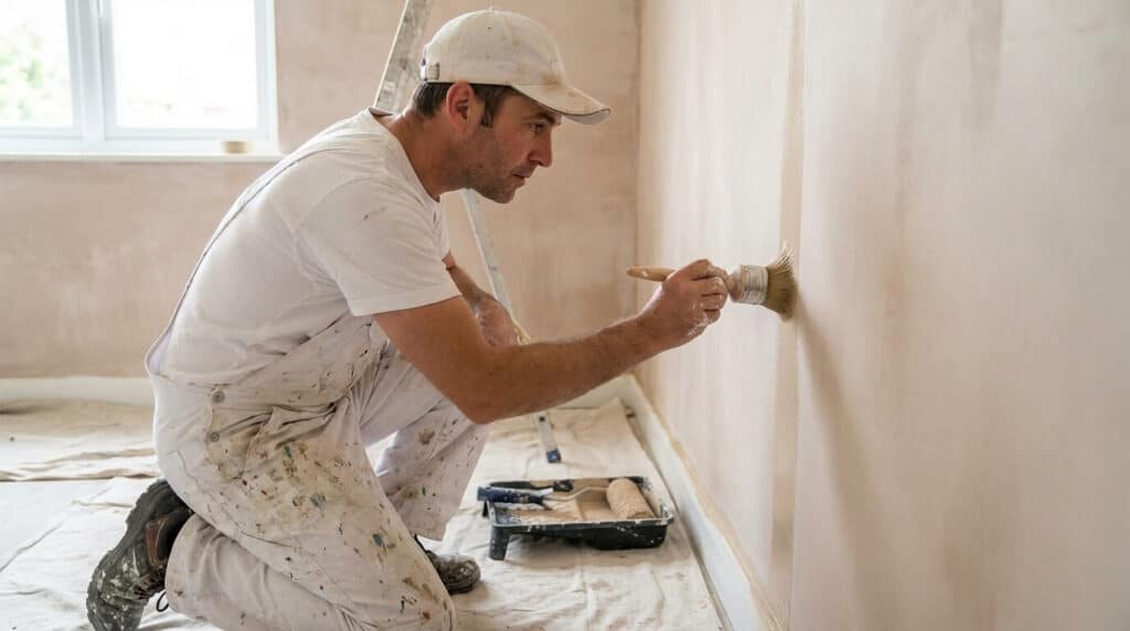 Un travail de peinture soigné, du premier coup de pinceau aux finitions.